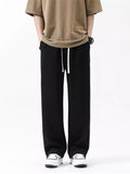 Men's Full Size Loose Fit Casual Drawstring Pants Plus Size