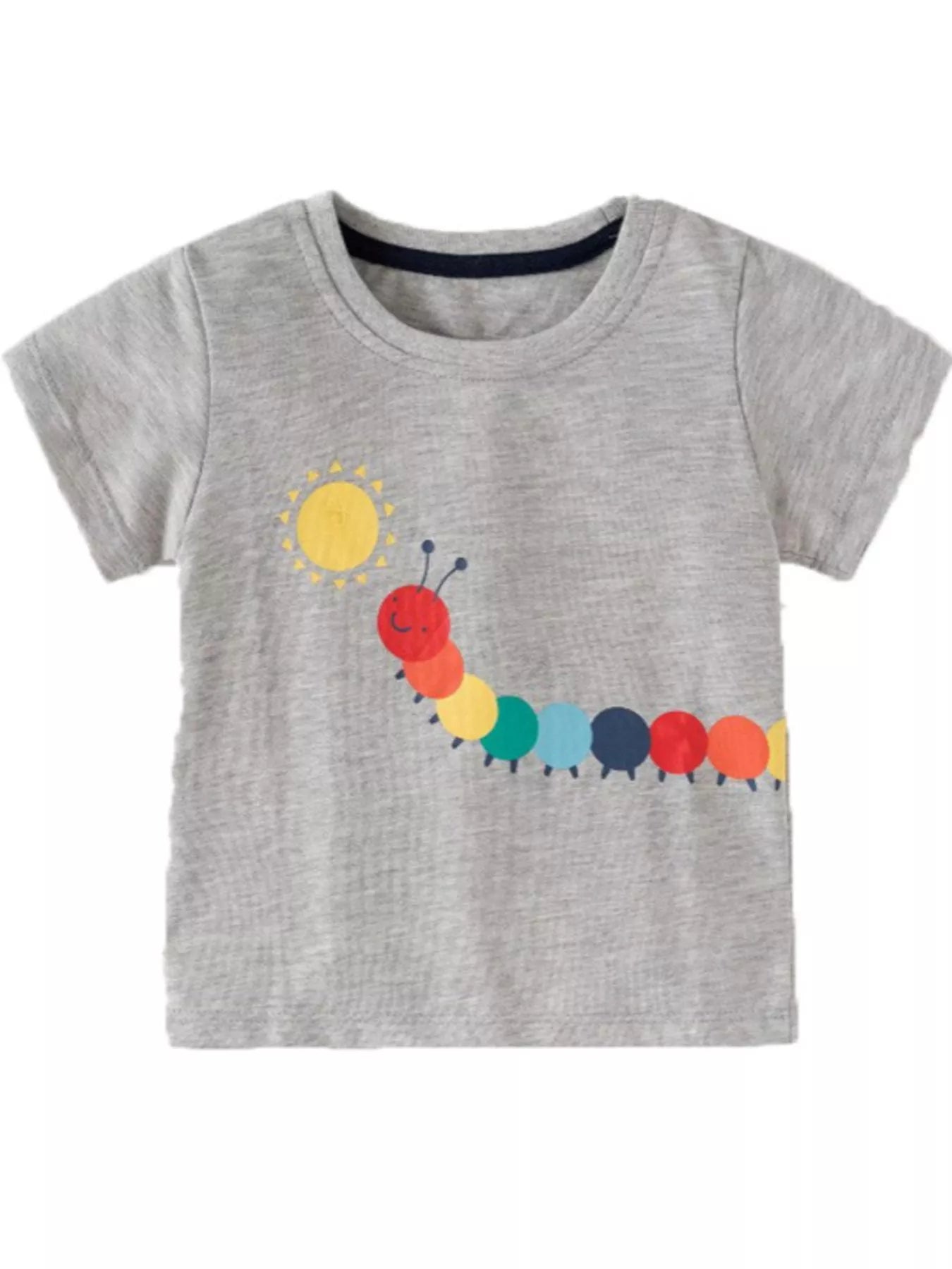 Children's Caterpillar Graphic Short Sleeve T-Shirt
