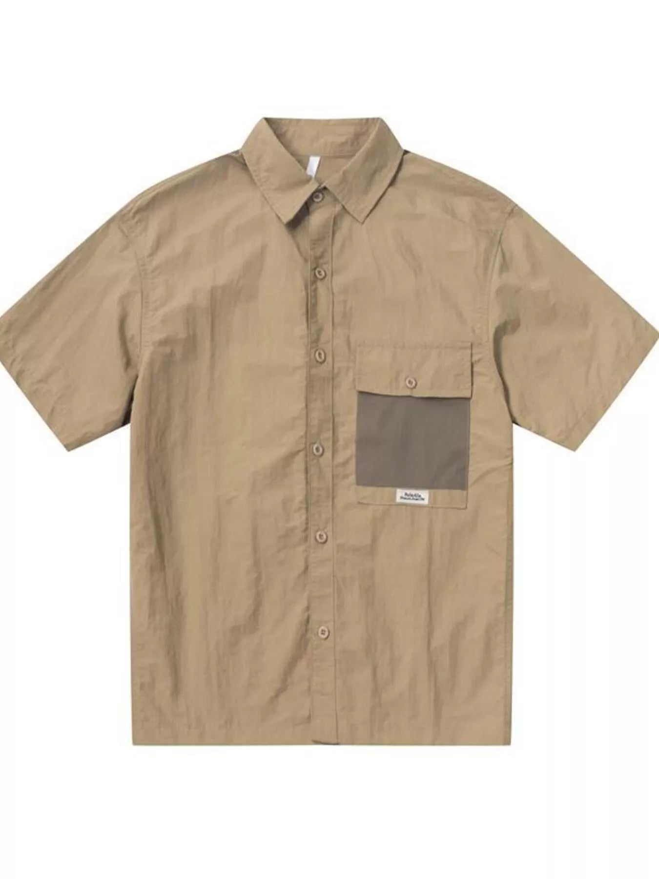 Men's Plus Size Button Up Short Sleeve Shirt
