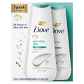 Dove Body Wash Sensitive Skin 2 Count Hypoallergenic and Sulfate Free Body Wash Effectively Washes Away Bacteria While Nourishing Your Skin 20 oz