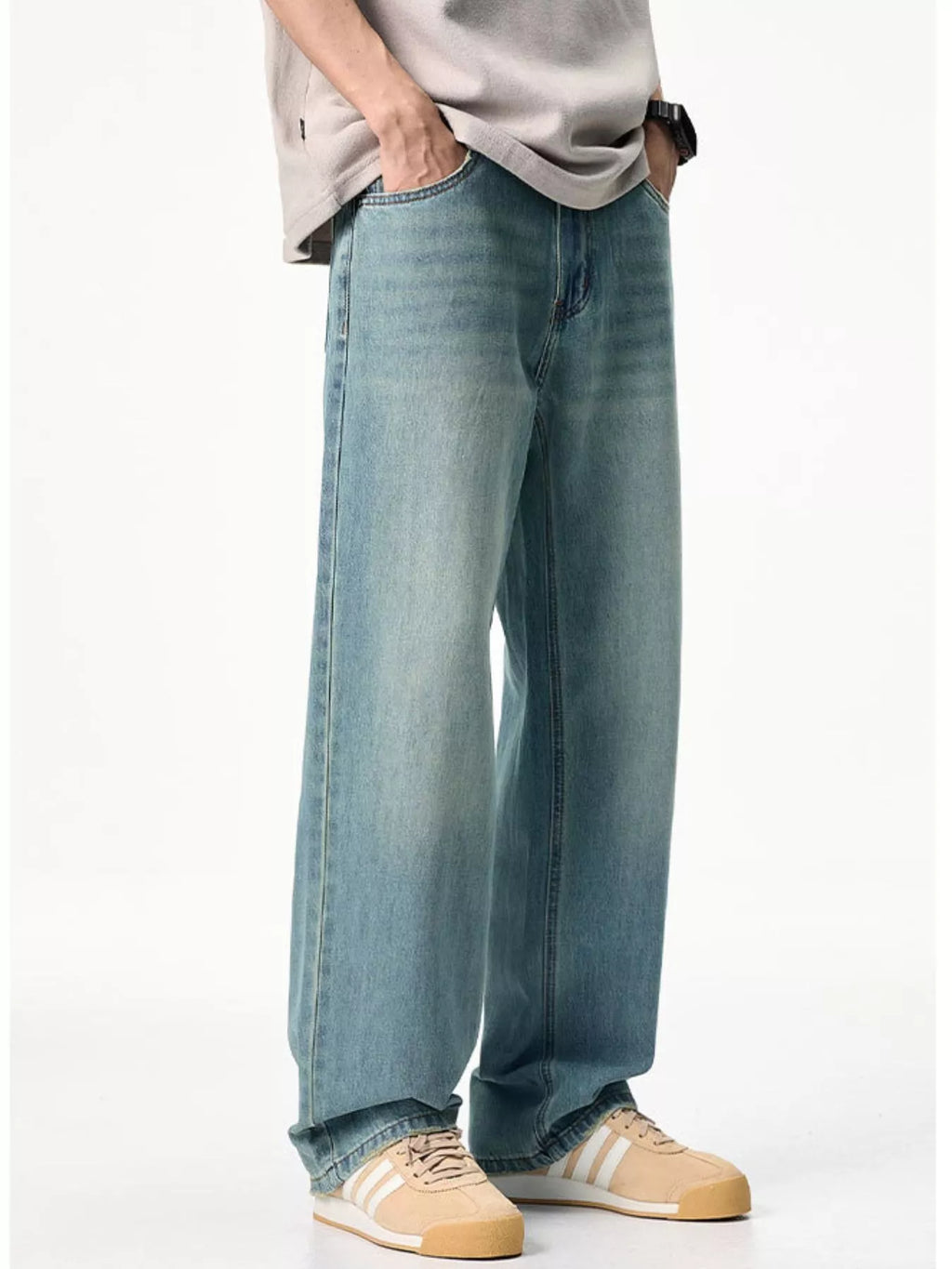 Men's Wash Relaxed Fit Jeans