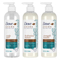 Dove Amplified Textures Shampoo Conditioner Leave-In Conditioner with Coconut Milk Aloe and Jojoba 3 Count for Coils Curls and Waves and Moisture Amplifying Hair Care Blend 11.5 oz