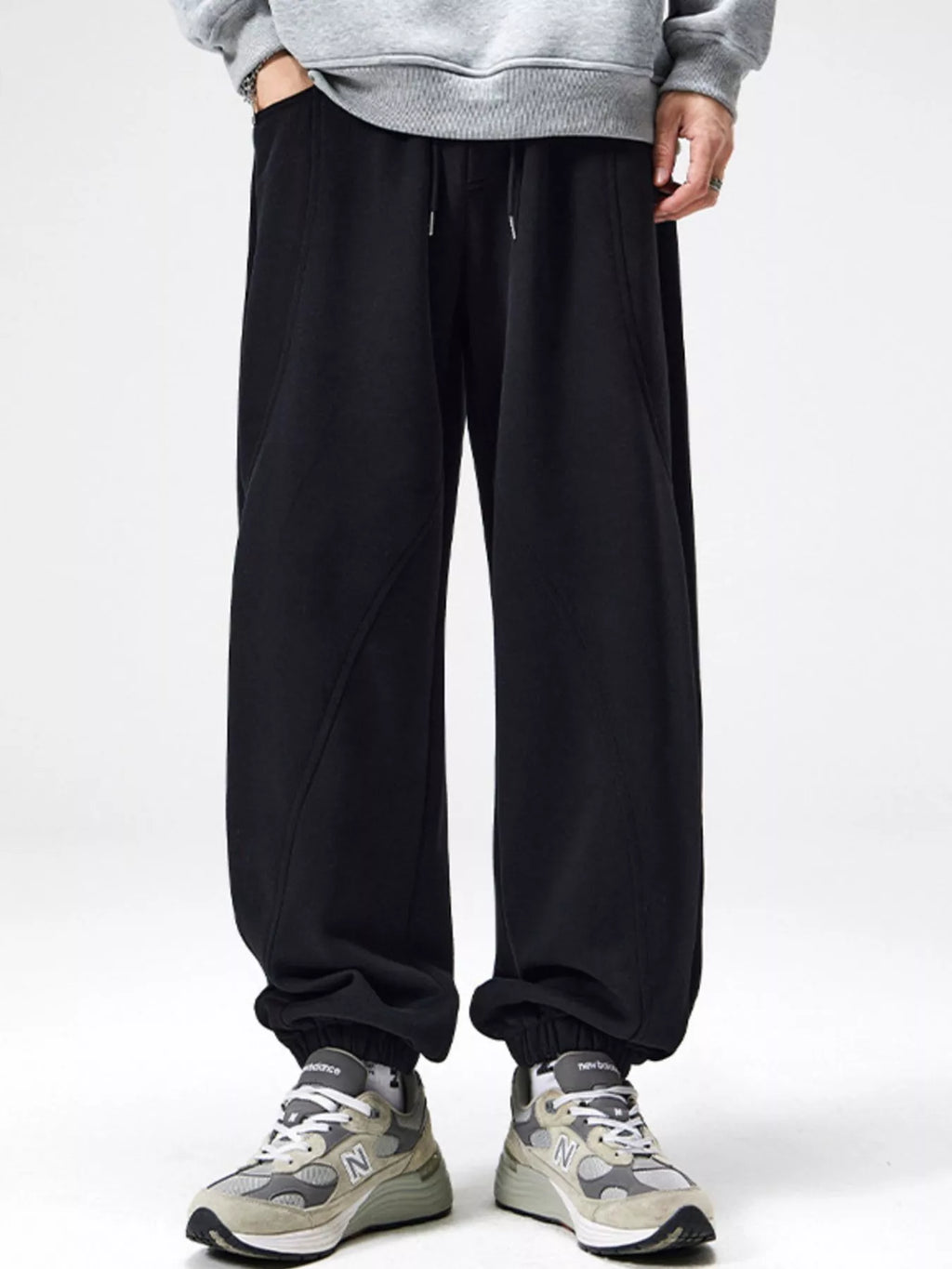 Men's Plus Size Loose Fit Drawstring Sweatpants