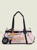 Contrast Lightweight Shoulder Bag