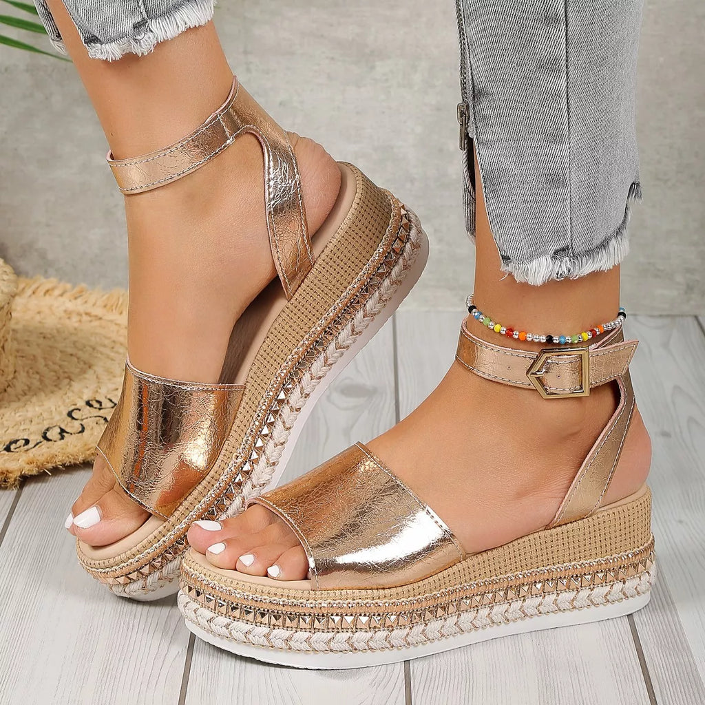 Open Toe Wedge Sandals