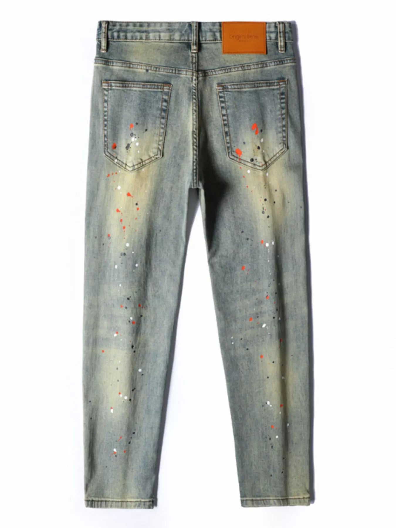 Men's Distressed Slim Fit Jeans