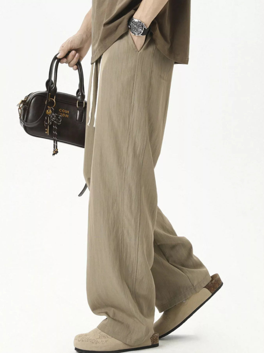 Men's Plus Size Loose Fit Casual Pants