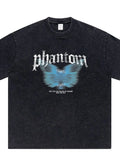 Men's Letter Round Neck Short Sleeve T-Shirt