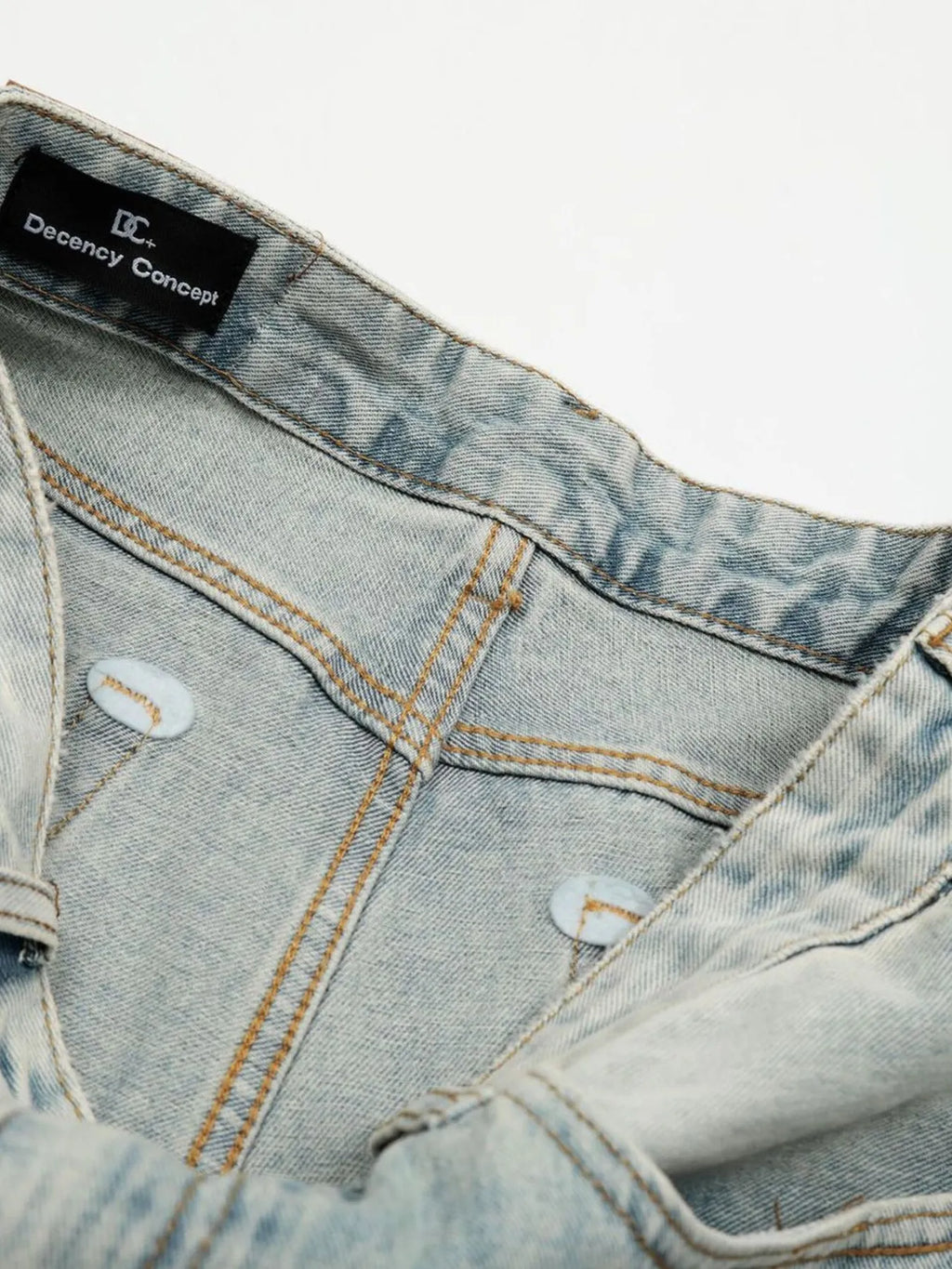 Men's Wash Wide Leg Denim Shorts