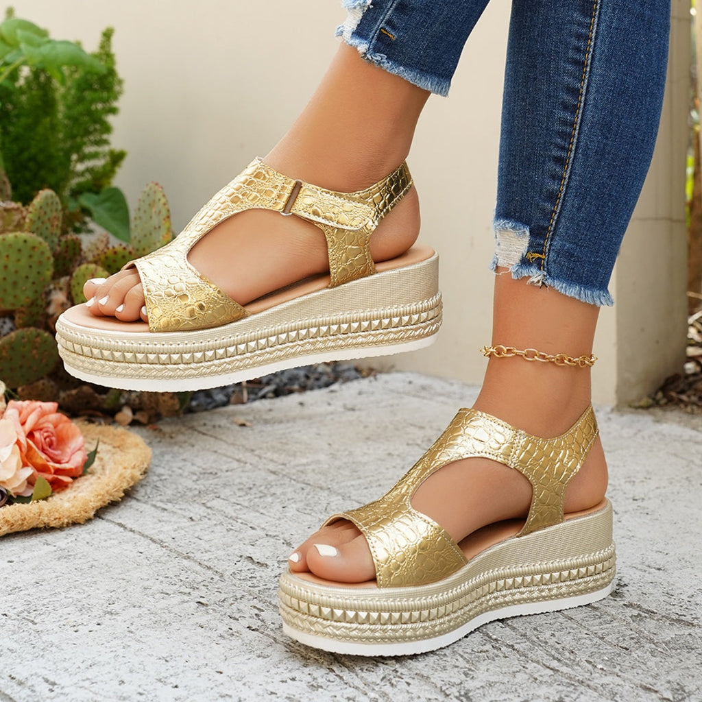 Open Toe Platform Sandals