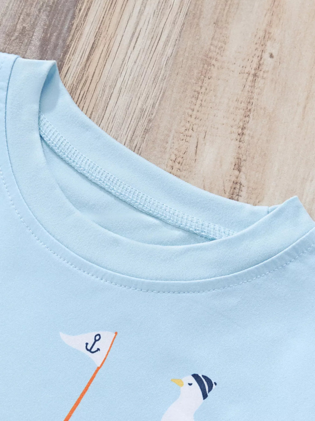 Children's Whale Graphic Short Sleeve Tee & Shorts Set