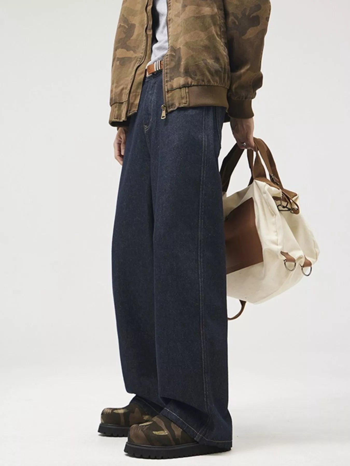 Men's Wide Leg Jeans