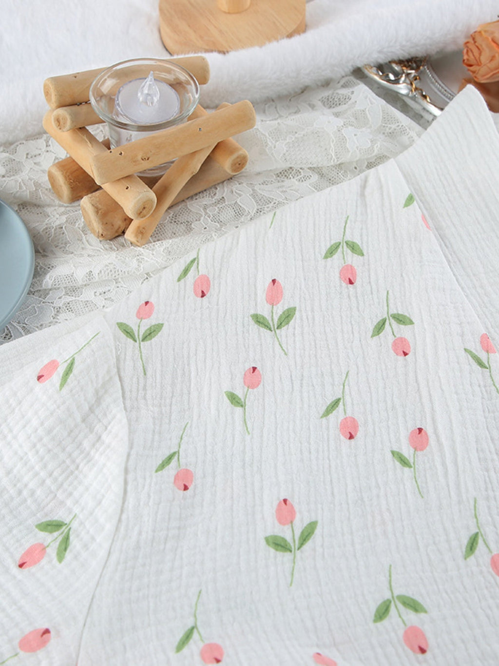 Floral Print Lightweight Lounge Nightgown