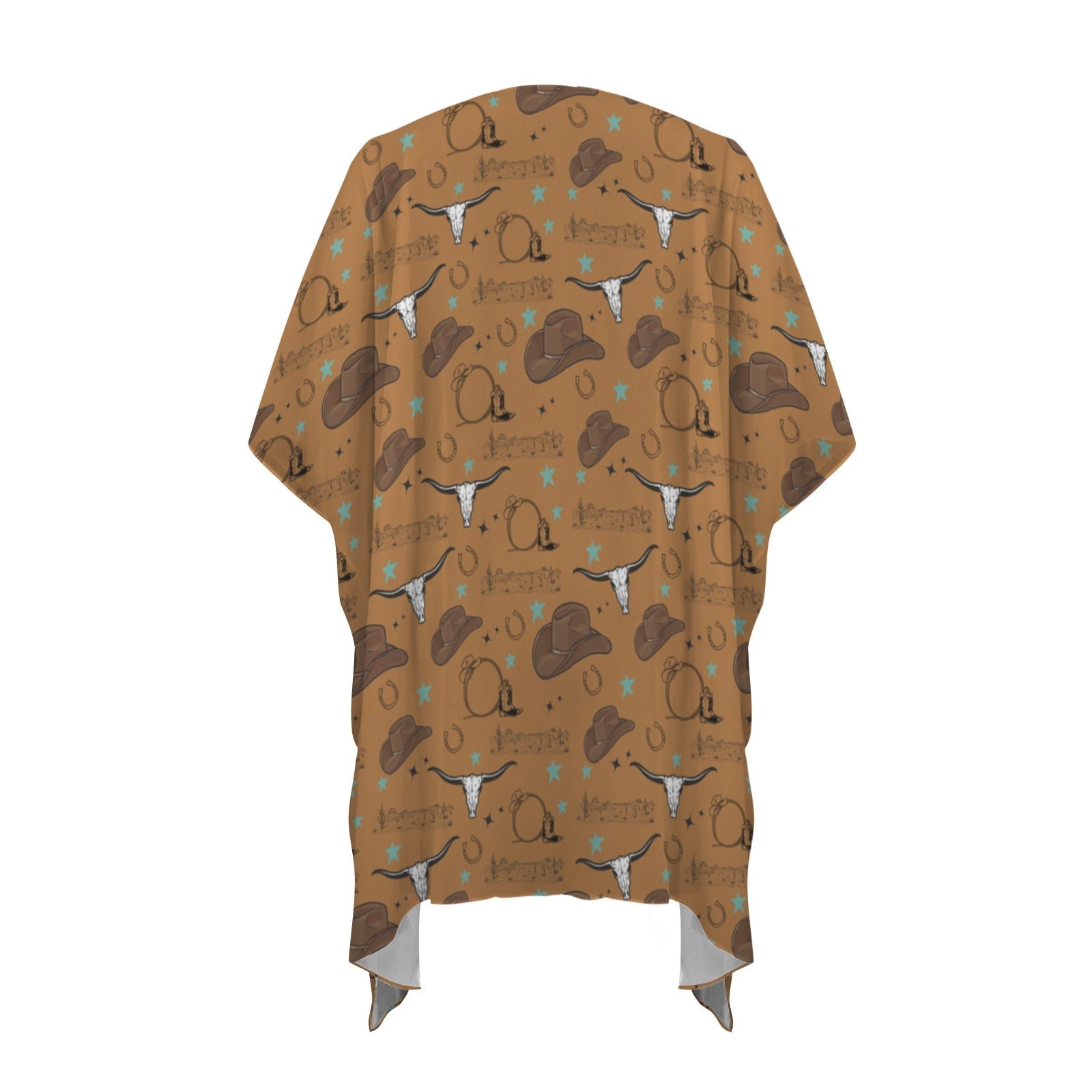 Baha Ranch Western Things Duster Kimono Coverup