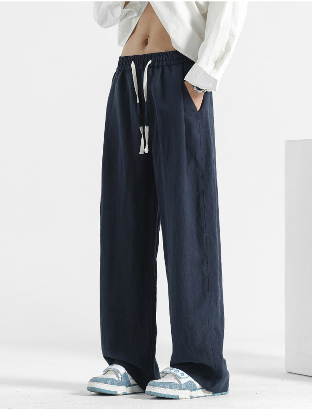 Men's Plus Size Loose Fit Drawstring Pants