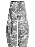Men's Camo Cargo Wide Leg Jeans