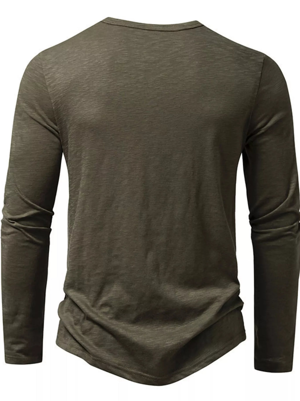 Men's Long Sleeve Henley T-Shirt