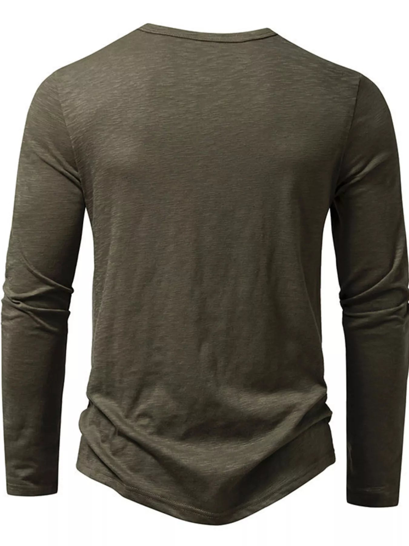 Men's Long Sleeve Henley T-Shirt