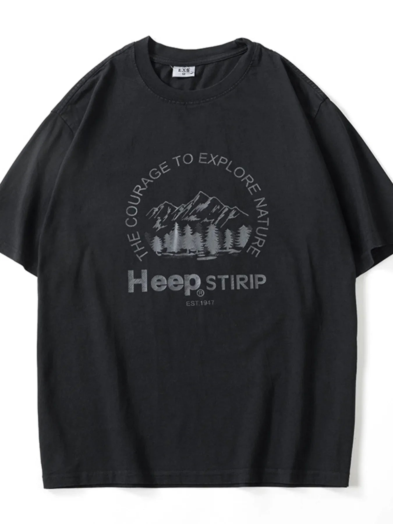 Men's Plus Size Round Neck Half Sleeve T-Shirt