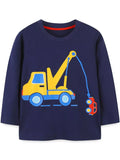 Children's Truck Graphic Long Sleeve T-Shirt