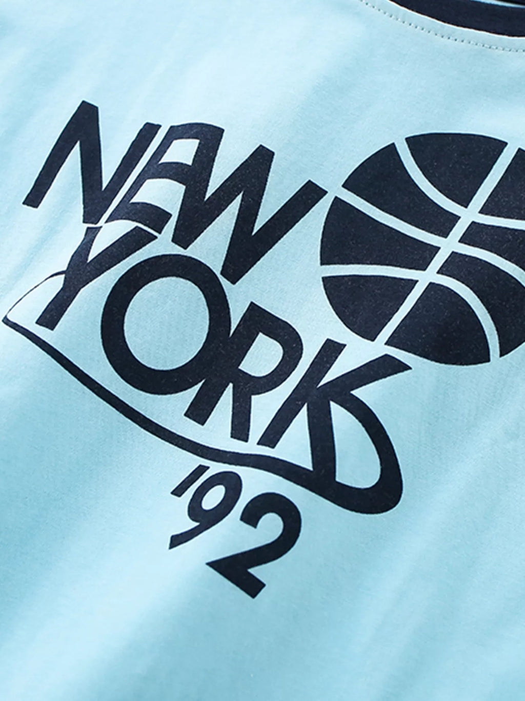 Children's New York Basketball Graphic Casual T-Shirt