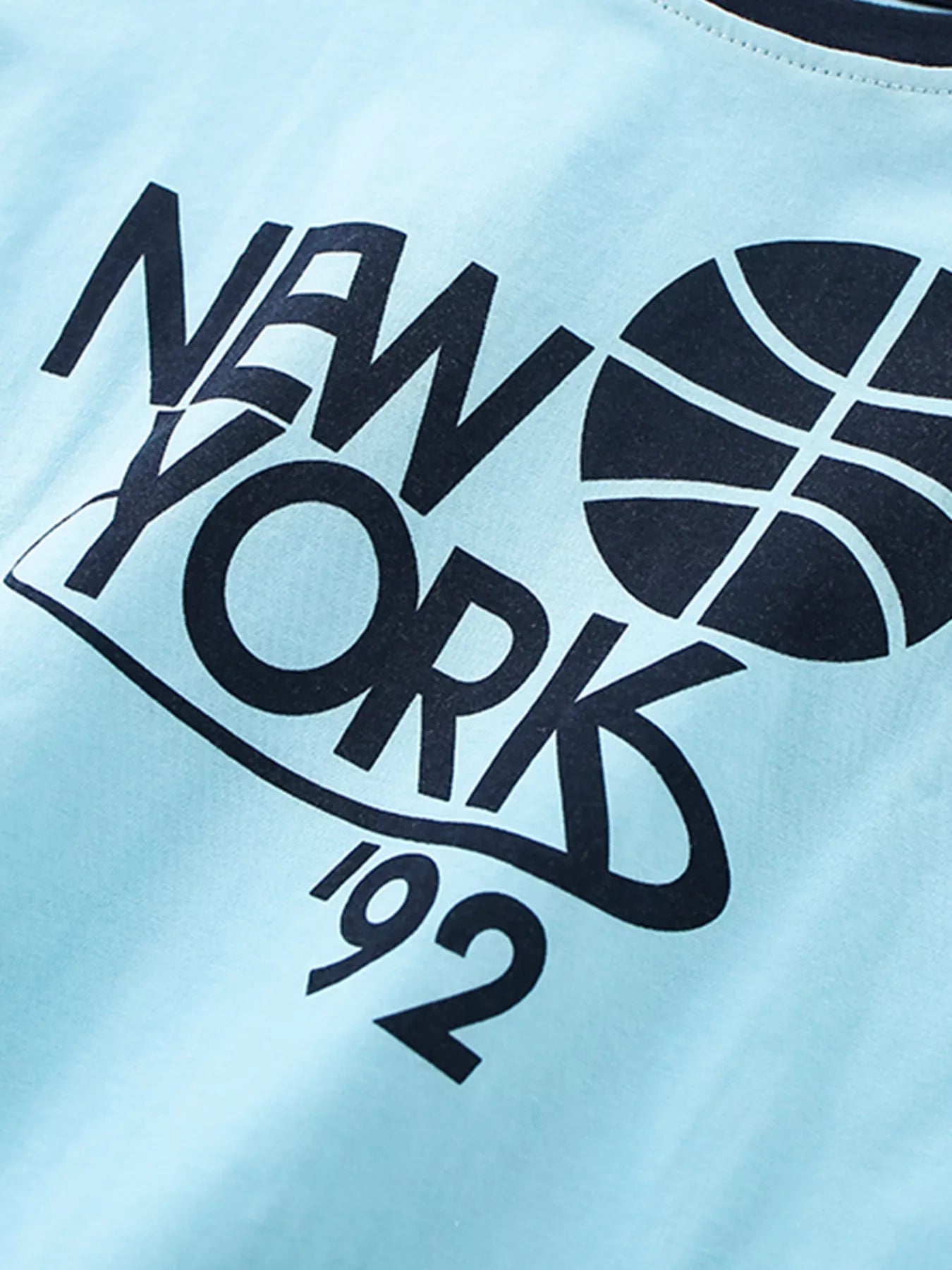 Children's New York Basketball Graphic Casual T-Shirt