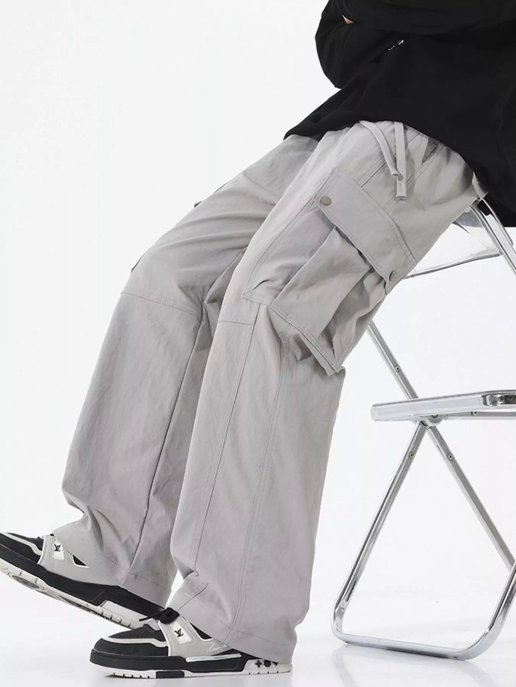 Men's Full Size Loose Fit Cargo Pants Plus Size