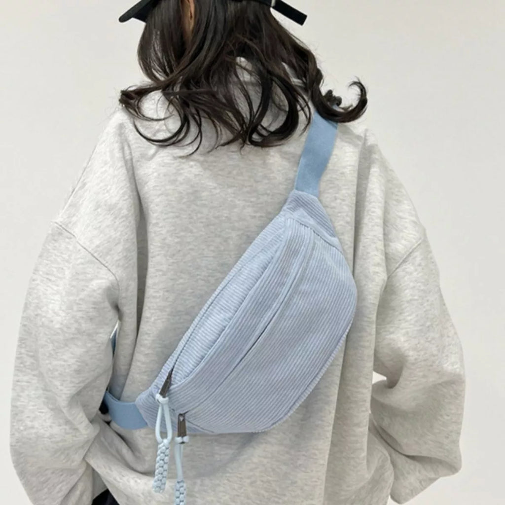 Corduroy Casual Sling Bag