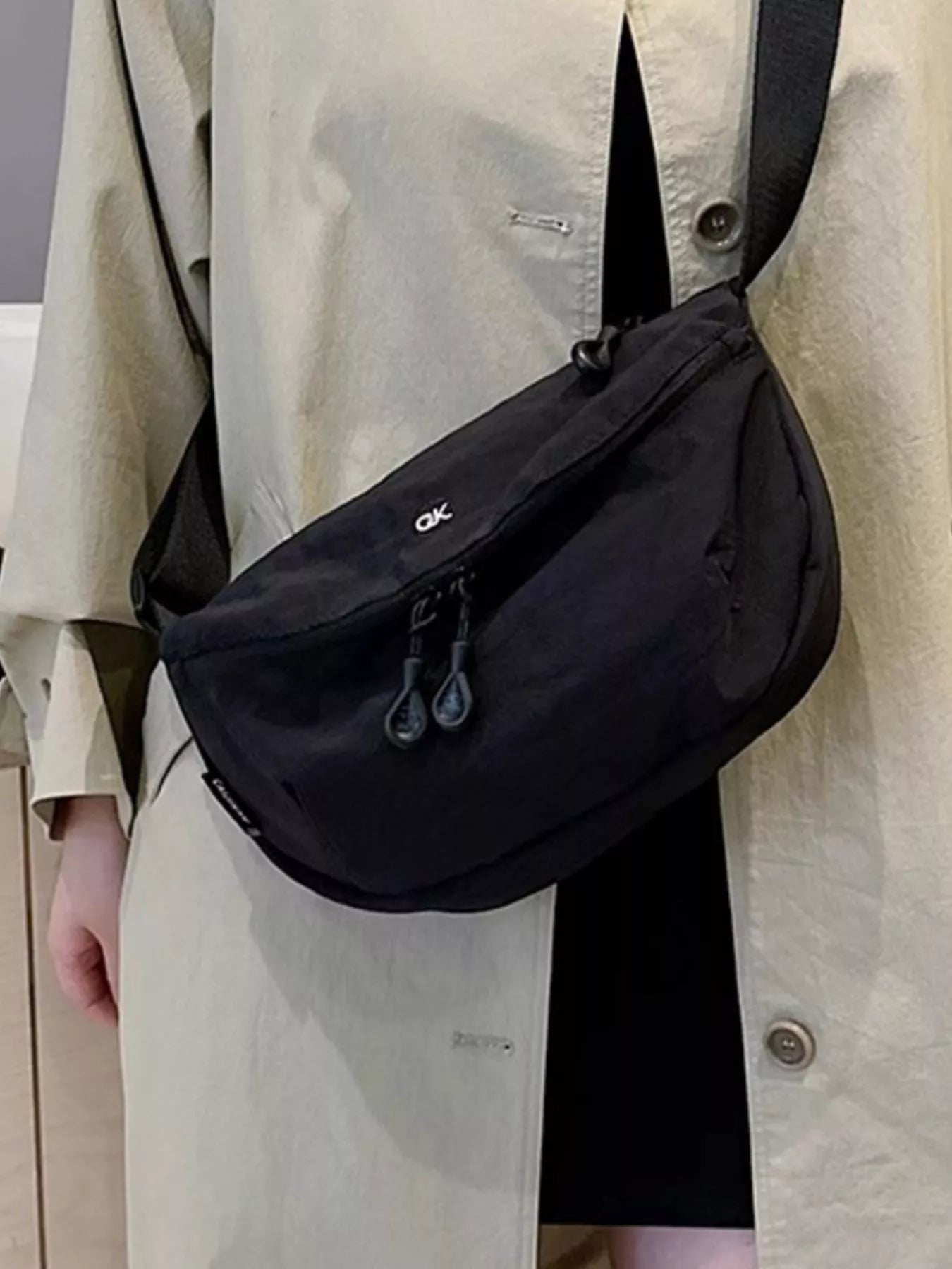 Lightweight Nylon Crossbody Bag
