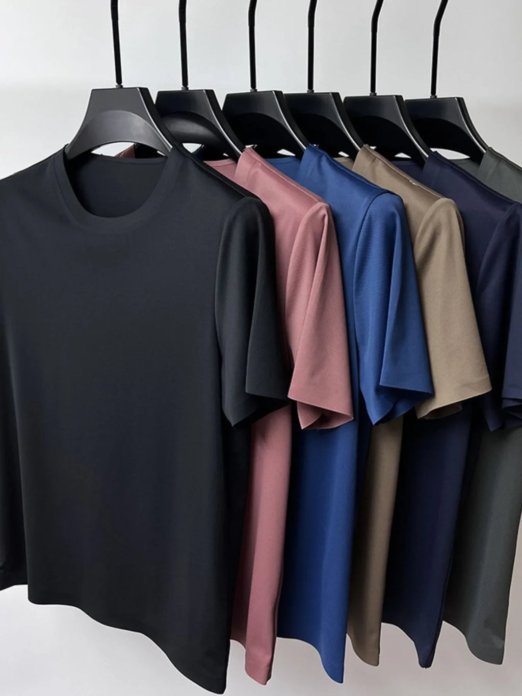 Men's Plus Size Round Neck Short Sleeve T-Shirt