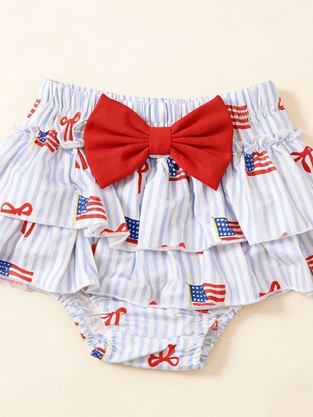 Children's Patriotic Print Three-Piece Set