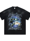 Men's Graphic Round Neck Short Sleeve T-Shirt
