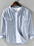 Men's Button Up Long Sleeve Shirt