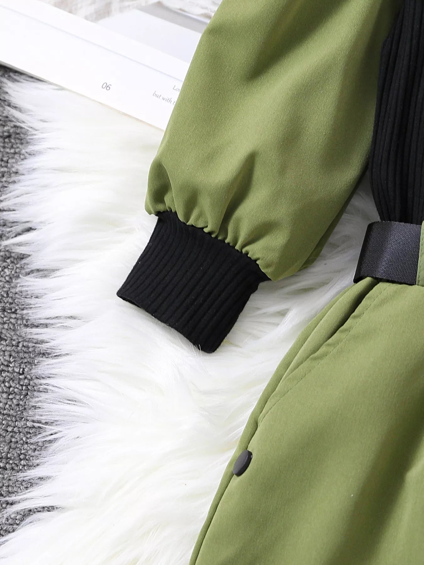 Children's Color Block Top and Pants Set