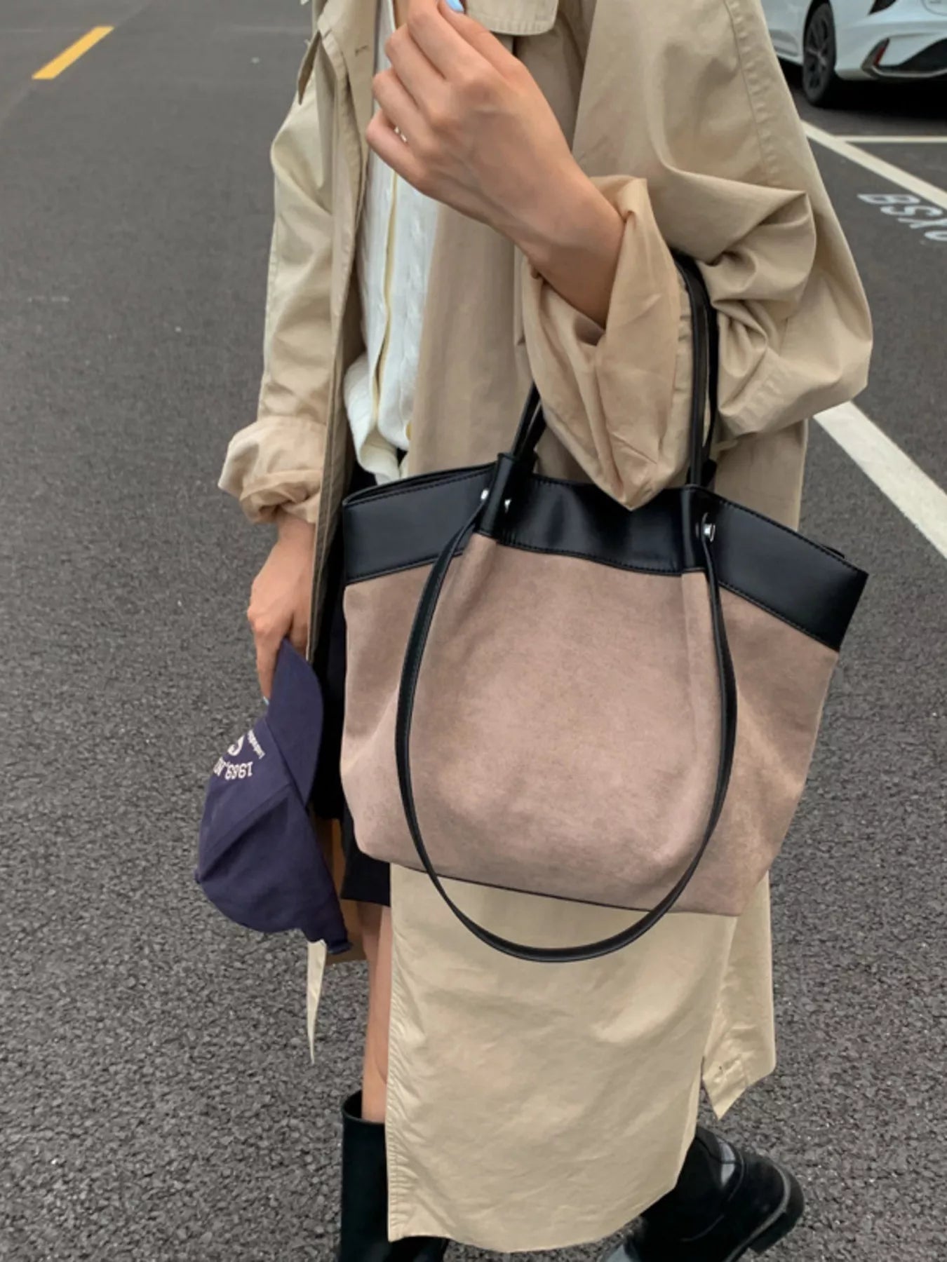Lightweight Classic Color Tote Bag