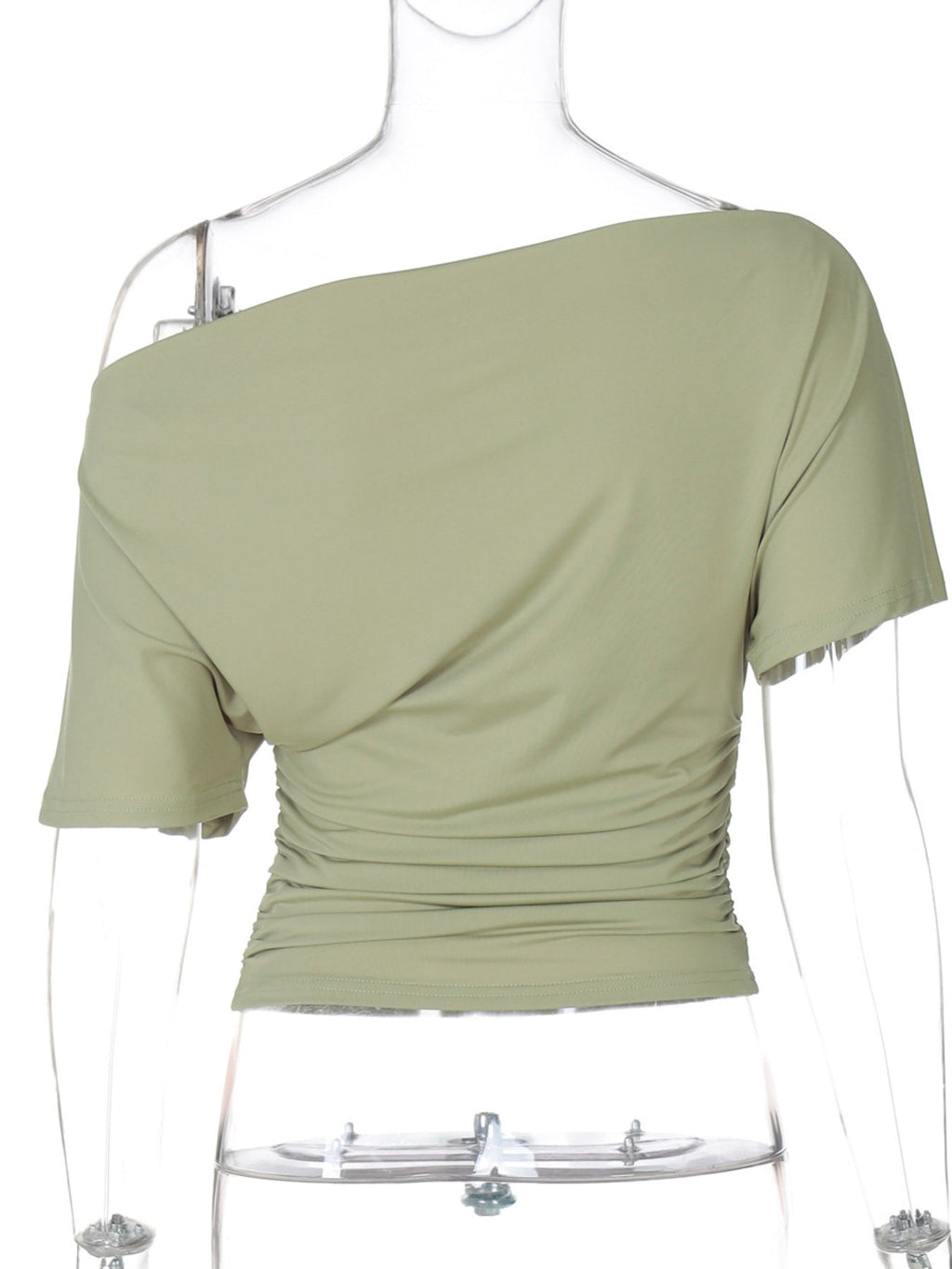 One Shoulder Short Sleeve T-Shirt
