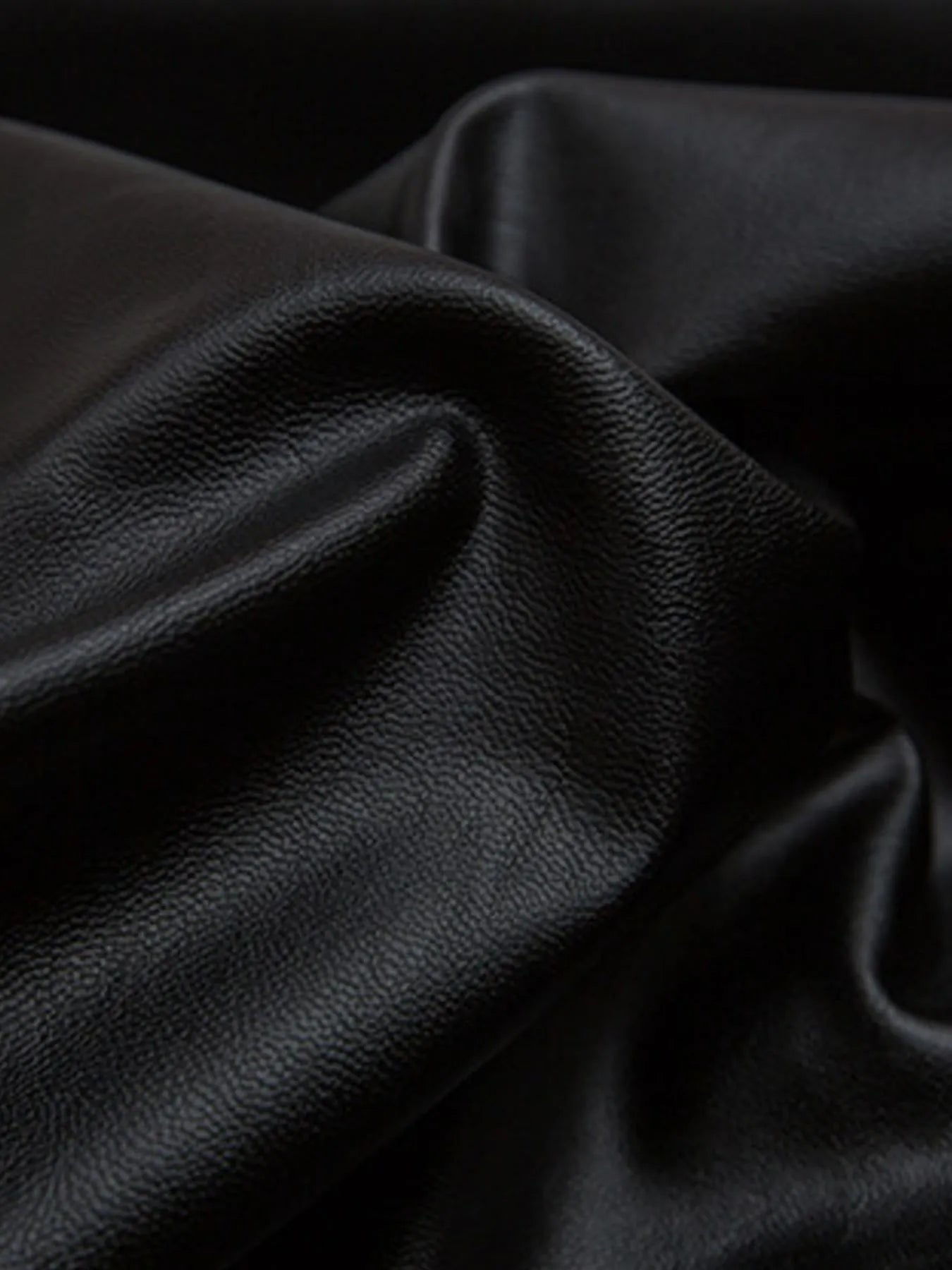 Men's Leather Bomber Jacket with Faux Fur Hood