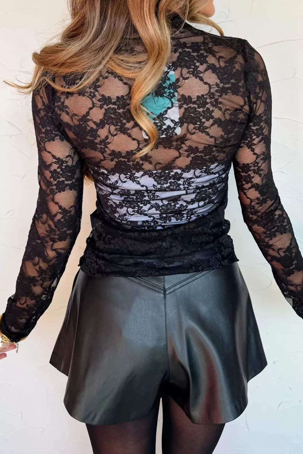 Floral Lace Long Sleeve Top