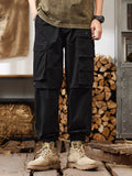 Men's Plus Size Relaxed Fit Multi-Pocket Cargo Pants