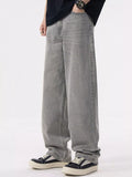Men's Loose Fit Wash Jeans