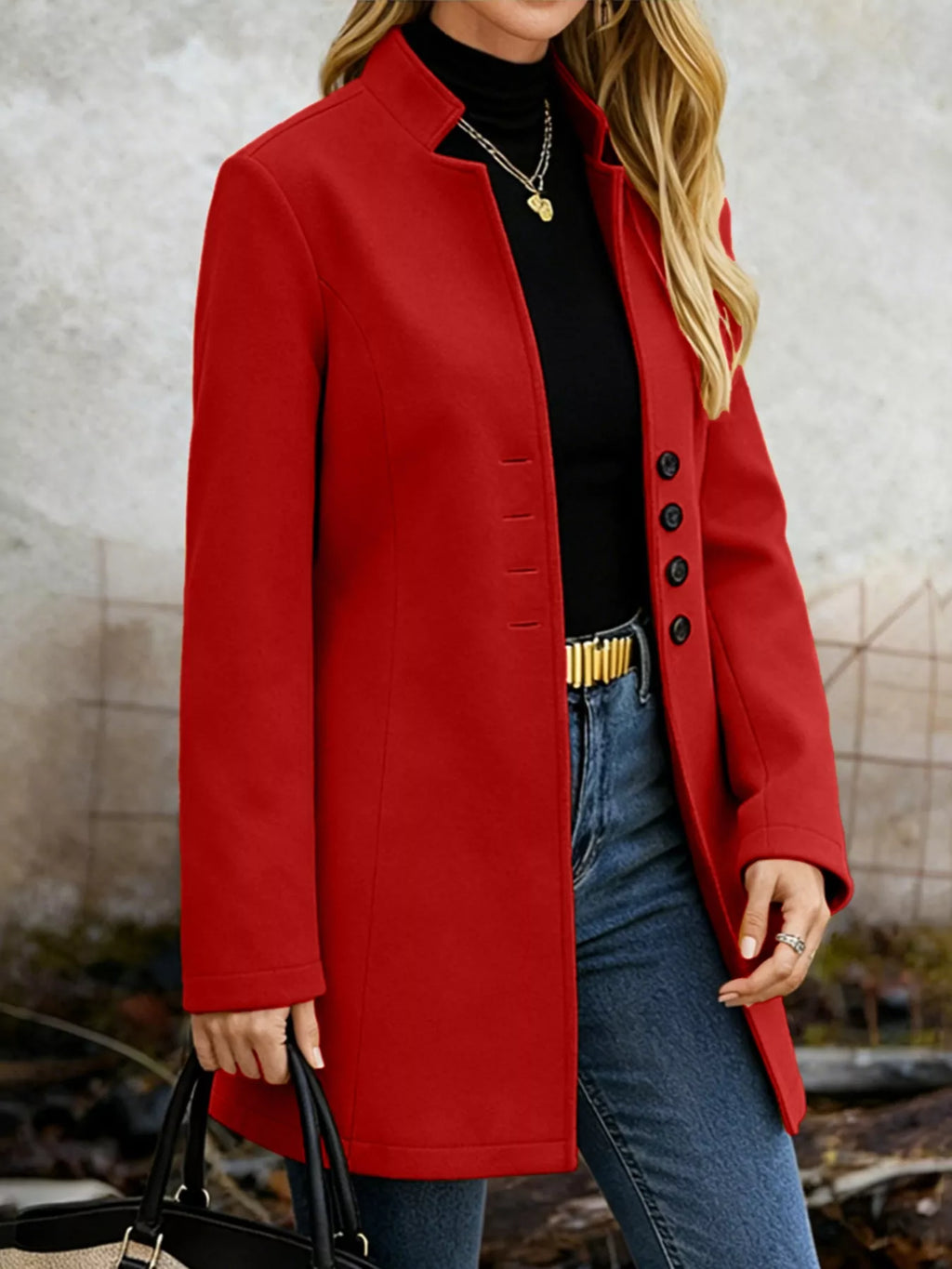 Button-Down Longline Outerwear