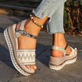 Open Toe Wedge Sandals