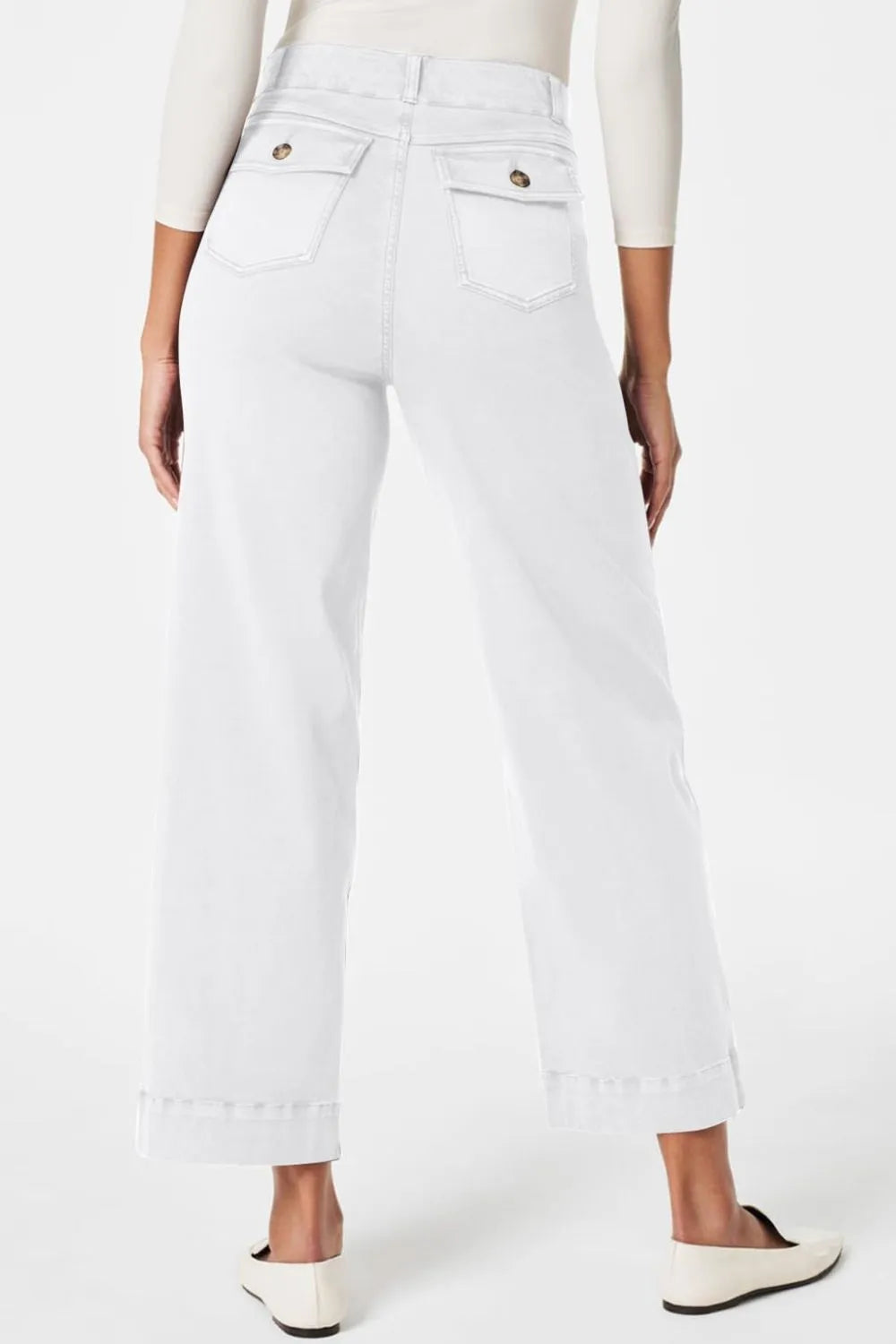 High Waist Jeans with Pockets