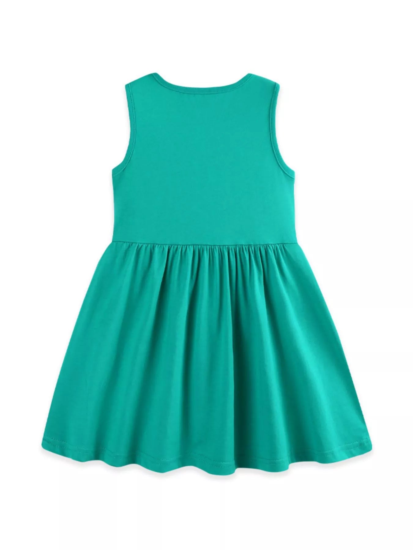 Children's Sleeveless Embroidered Casual Dress