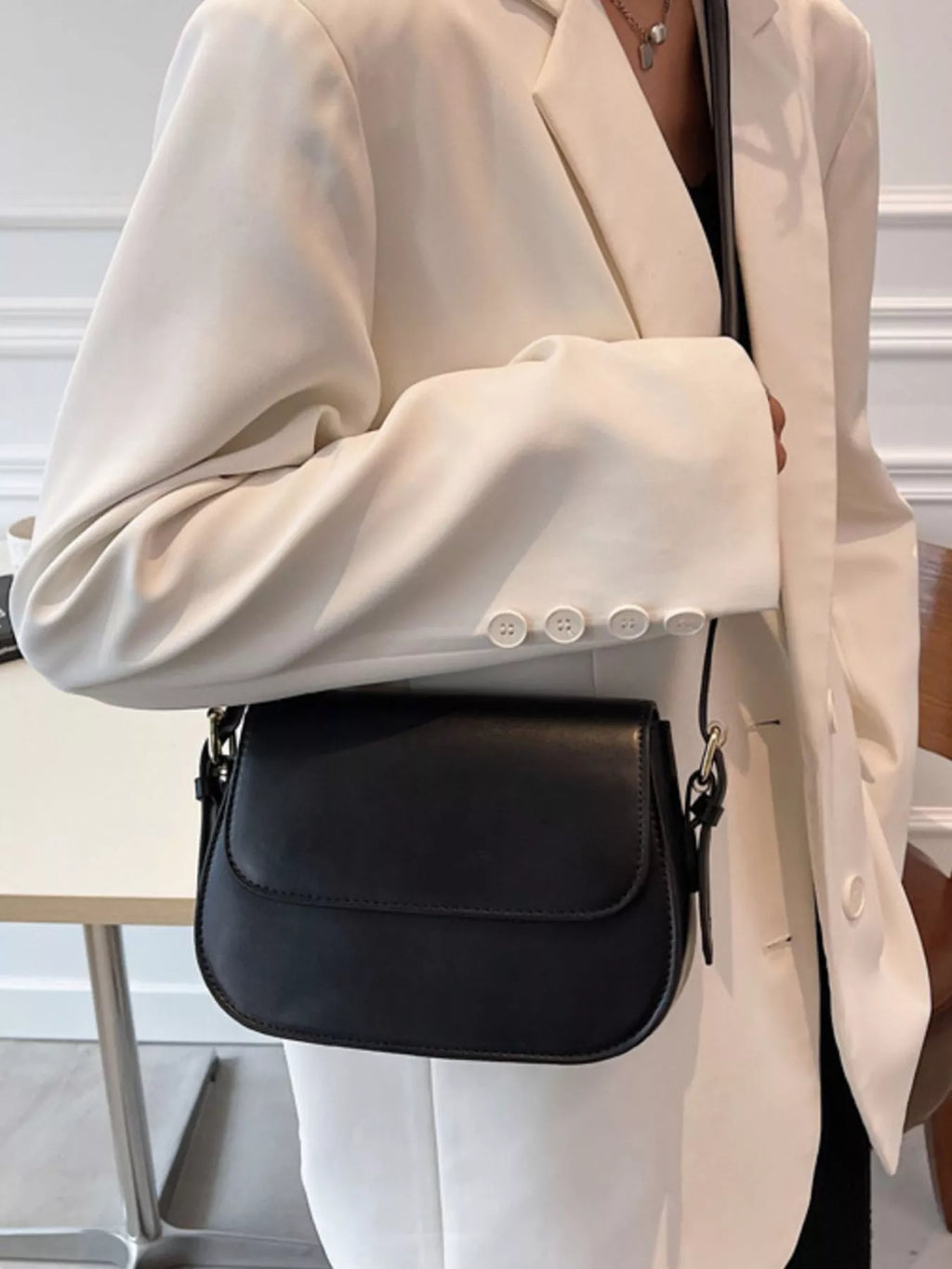 PU Leather Shoulder Bag