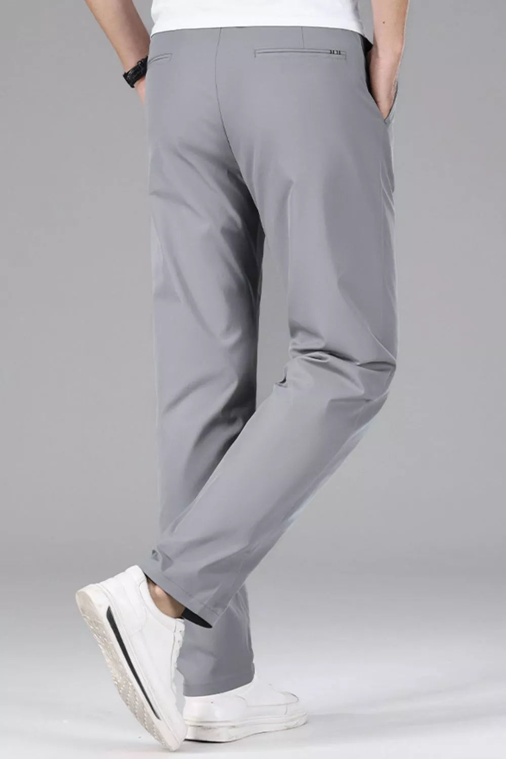 Men's Plus Size Slim-Fit Stretch Dress Pants