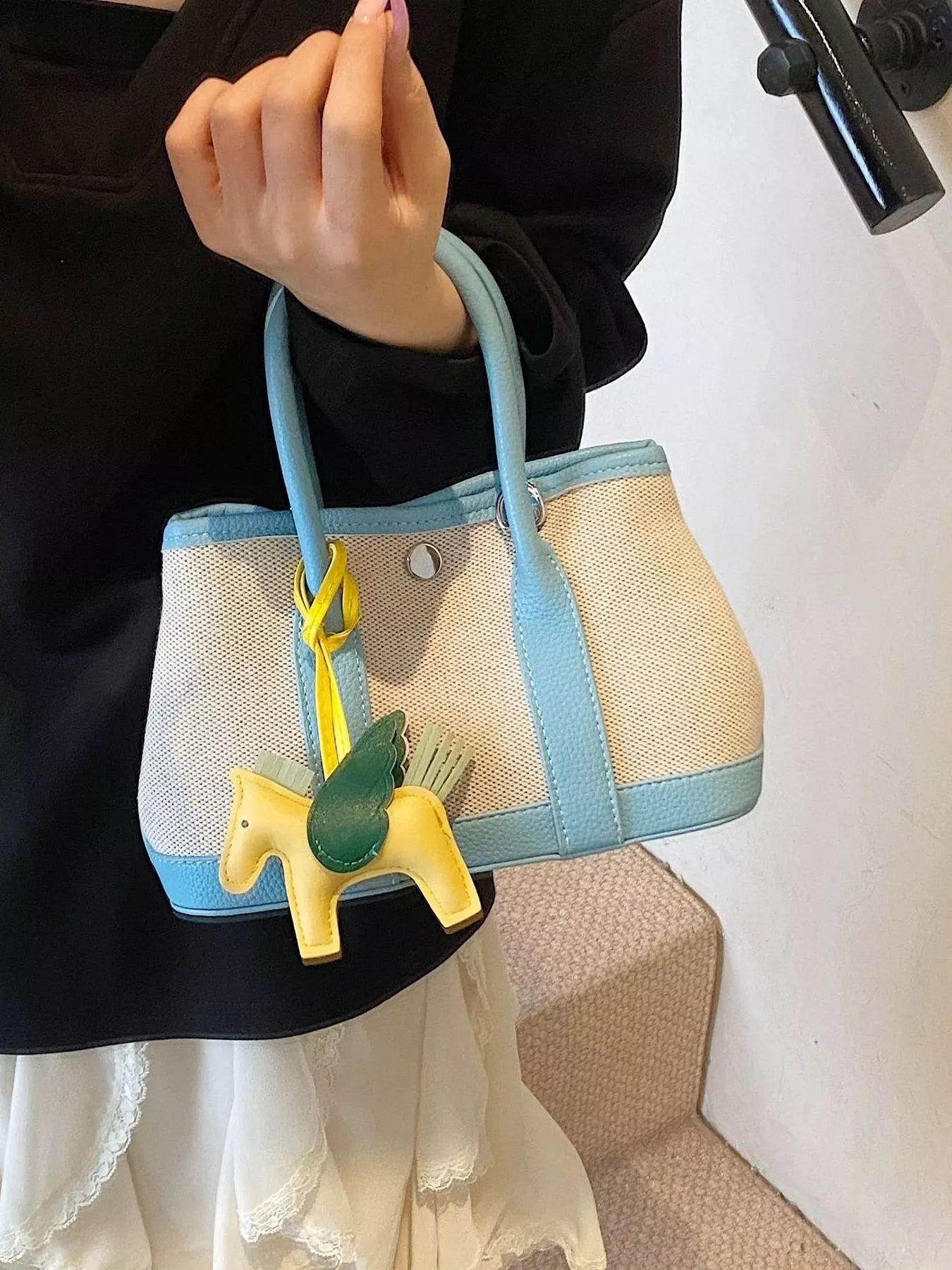 Contrast Crossbody Bag