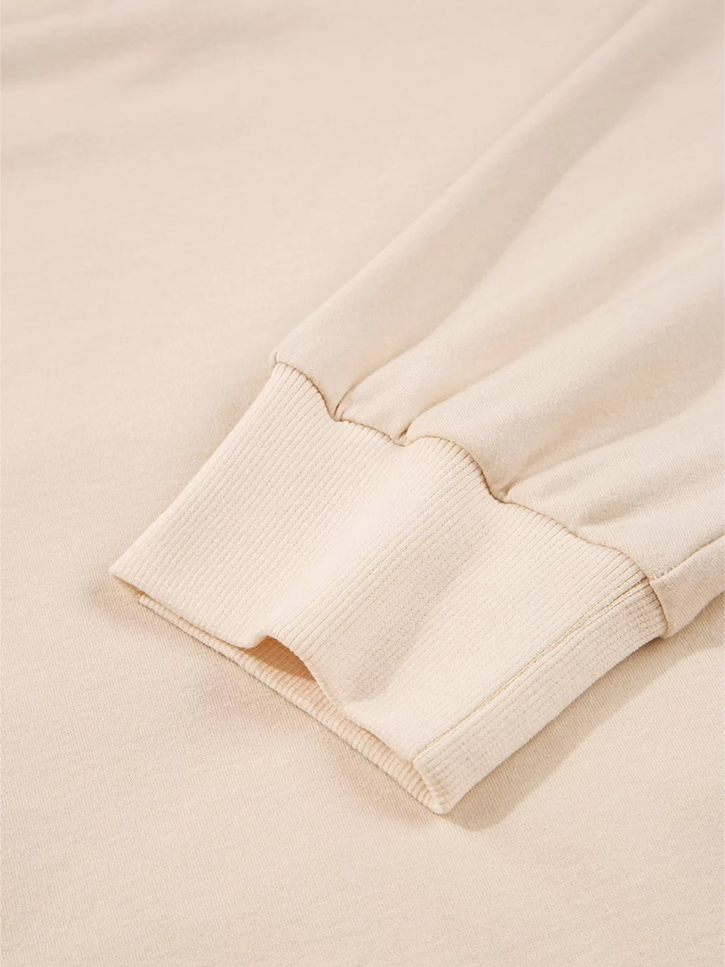 Raw Edge Flower Patch Drop Shoulder Casual Top