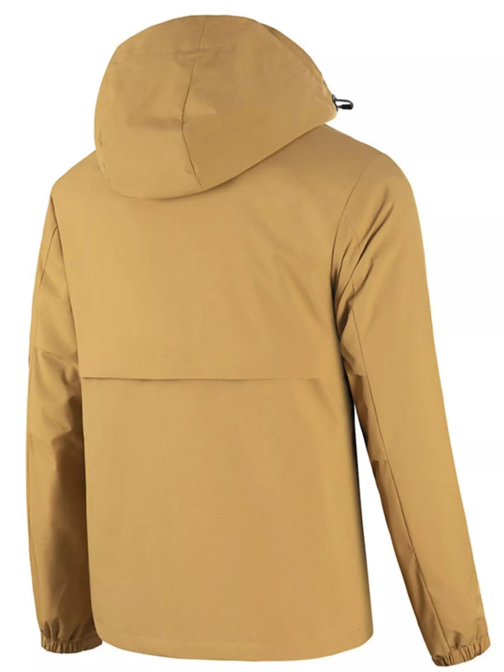 Men's Plus Size Zip Up Long Sleeve Hooded Jacket