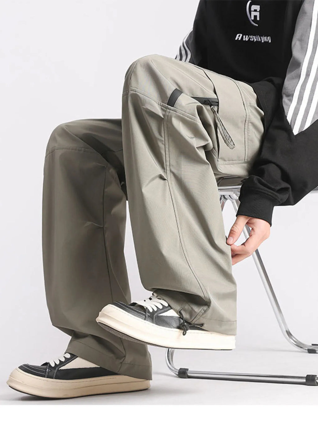Men's Plus Size Loose Fit Cargo Pants